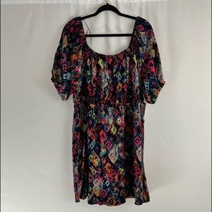 Terra and Sky Multi Color Dress Size 1X 16W-18W